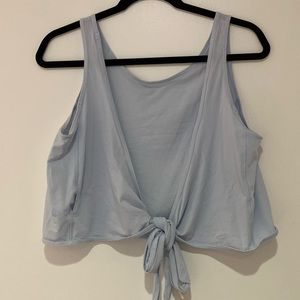 lululemon tie back tank